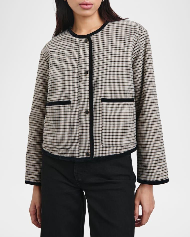 Nota Check Quilted Jacket by RAILS