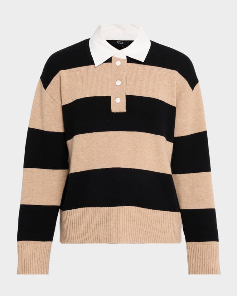 Paxton Cashmere-Blend Rugby Sweater by RAILS