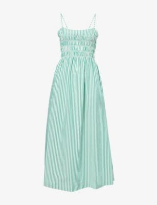 Primrose Striped Cotton-Blend Midi Dress by RAILS