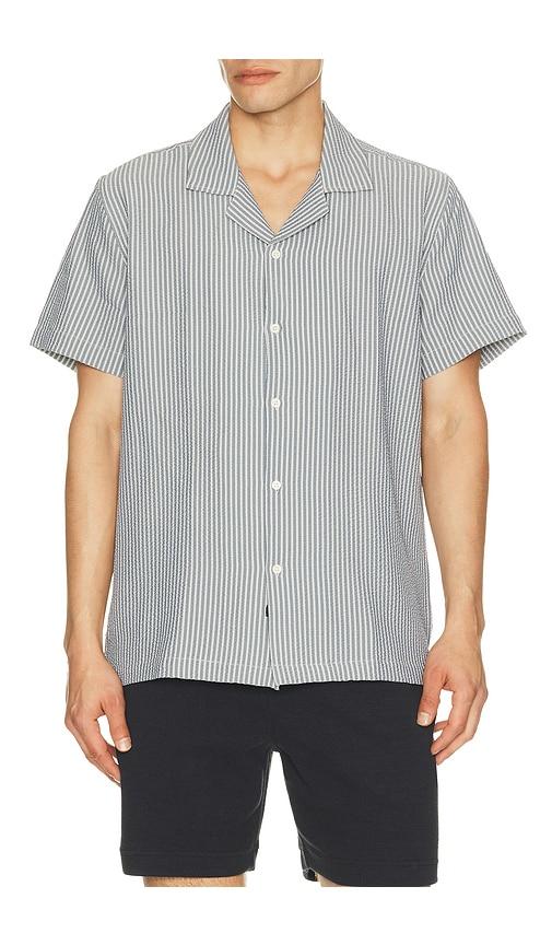 Rails Amalfi Camp Collared Shirt in Navy by RAILS