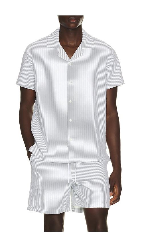 Rails Amalfi Camp Collared Shirt in Sage by RAILS