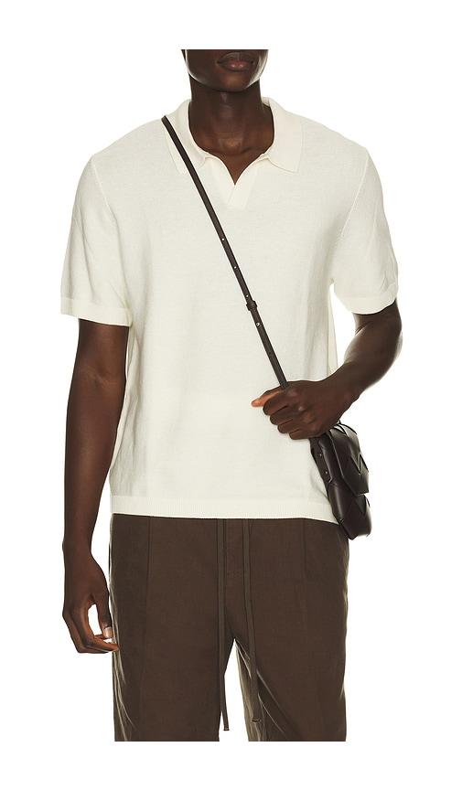Rails Baker Polo in Cream by RAILS