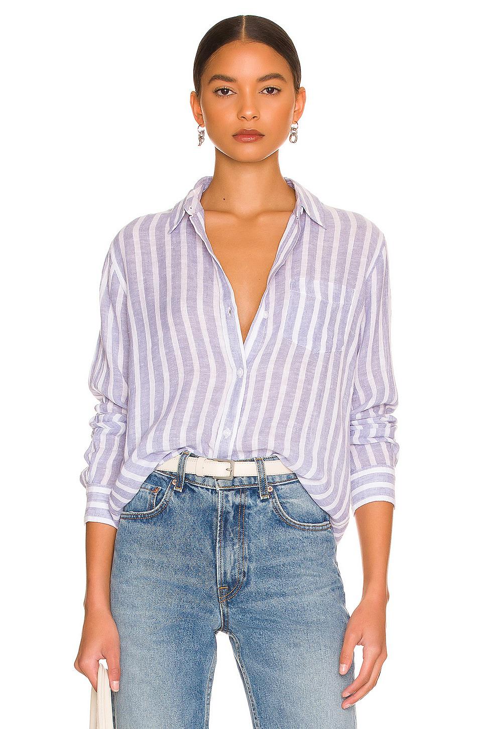 Rails Charli Button Up in Blue by RAILS