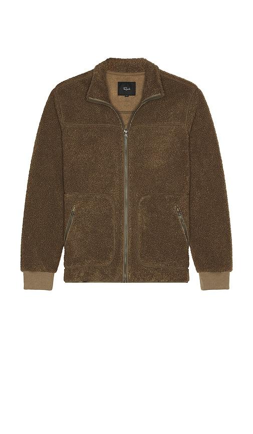 Rails Clark Full Zip Jacket in Brown by RAILS
