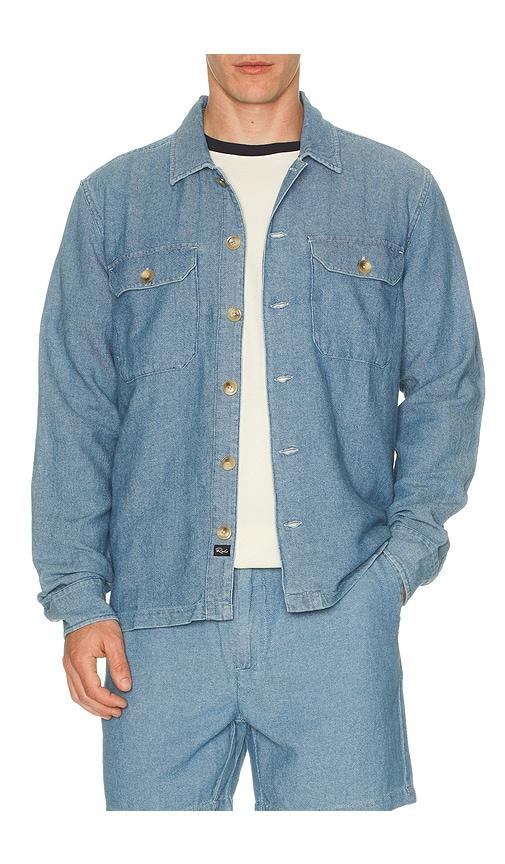 Rails Hayes Long Sleeve Shirt in Blue by RAILS