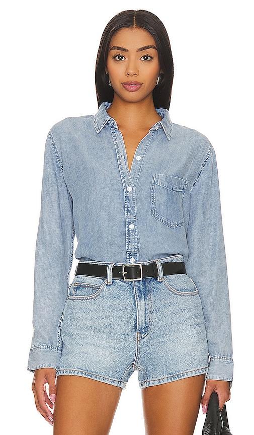 Rails Ingrid Top in Denim-Light by RAILS