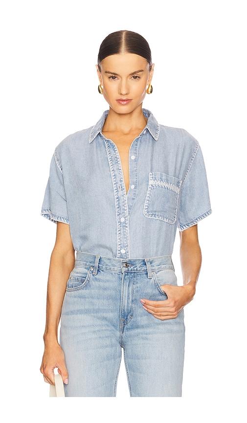 Rails Lea Top in Blue by RAILS