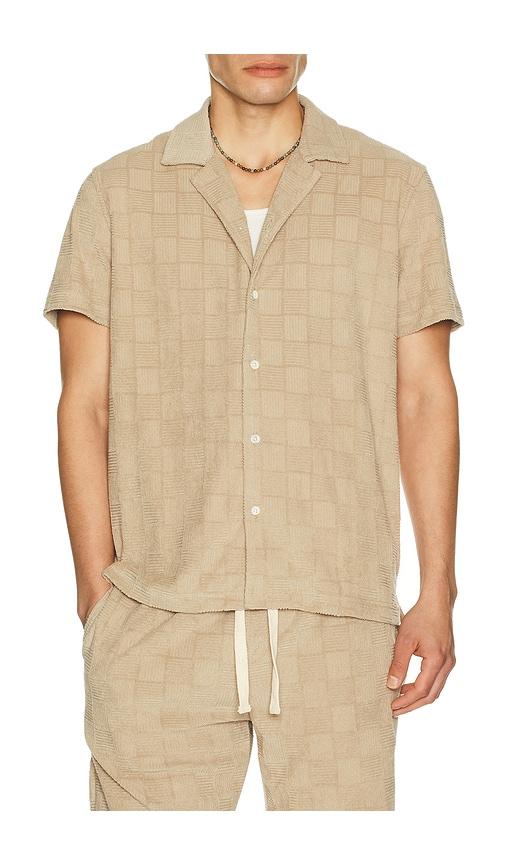Rails Maverick Camp Collared Shirt in Beige by RAILS