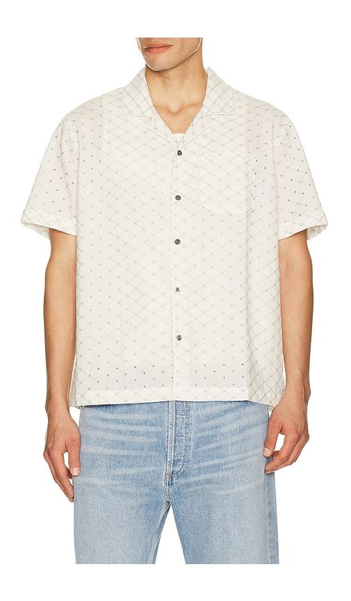 Rails Tyler Camp Collar Shirt in White by RAILS
