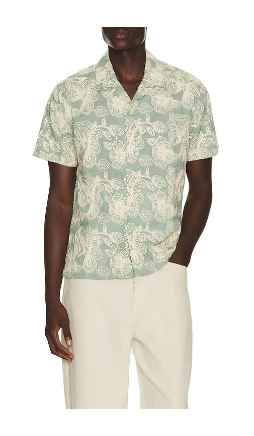 Rails Tyler Camp Collared Shirt in Sage by RAILS