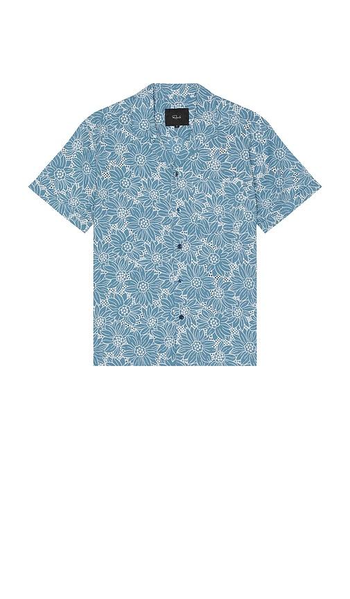 Rails Tyler Camp Shirt in Blue by RAILS