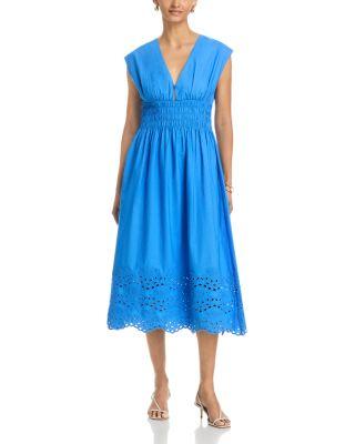 Roxanne Smocked Waist Midi Dress by RAILS