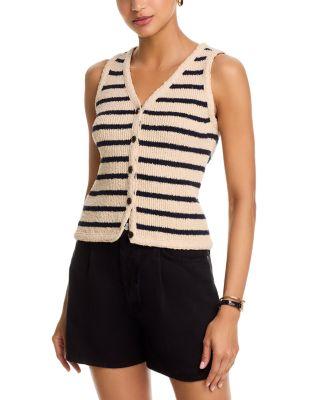 Sade Striped Sleeveless Sweater by RAILS