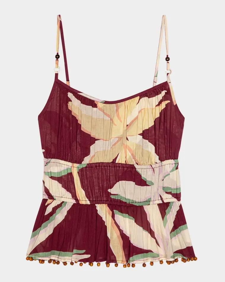 Theda Floral Cotton Top by RAILS