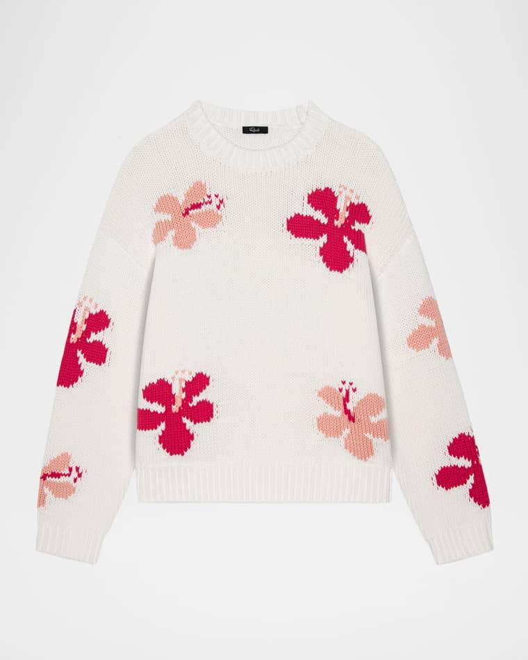 Zoey Floral Crewneck Sweater by RAILS