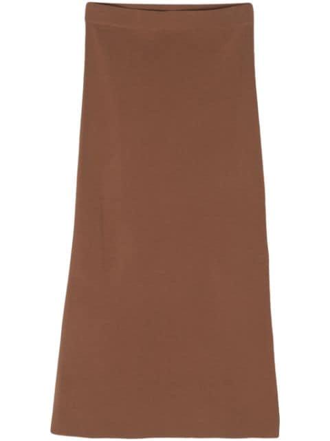 side-slit knitted skirt by RAILS