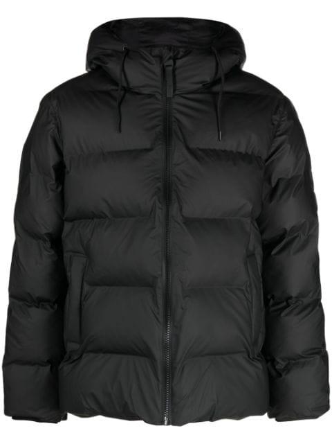 Alta hoodied puffer jacket by RAINS