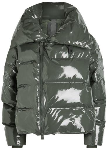 Alta vision waterproof quilted jacket by RAINS