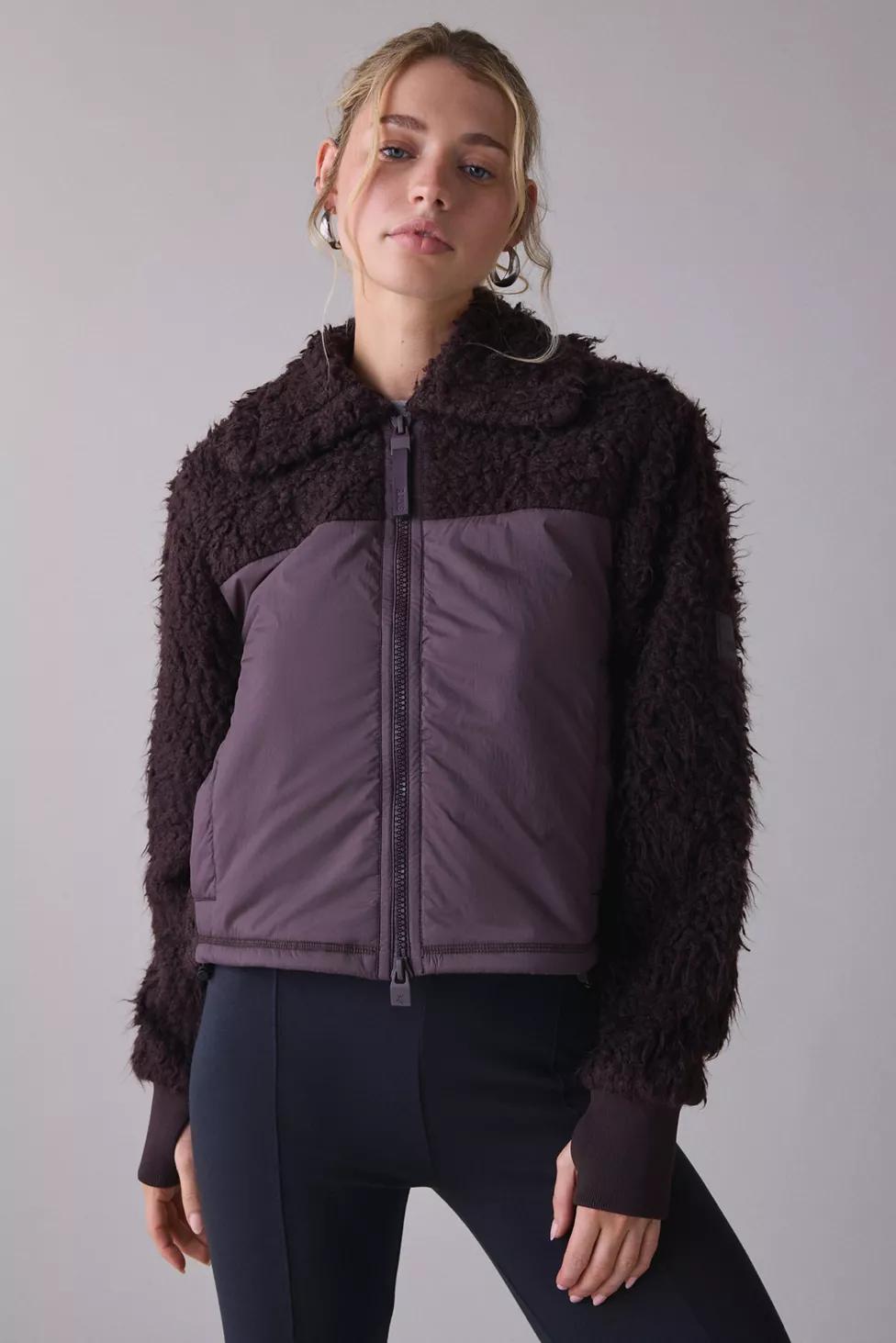 Rains Trikala Vision Shaggy Fleece Zip-Up Jacket by RAINS