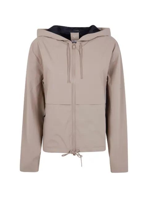 Suva Hardshell hoodied jacket by RAINS