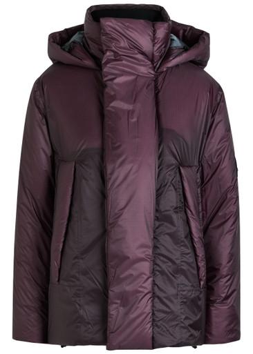 Torna hoodied padded waterproof nylon jacket by RAINS