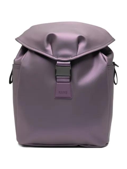 buckle-fastening drawstring backpack by RAINS