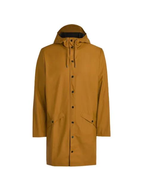 button-up hoodied coat by RAINS