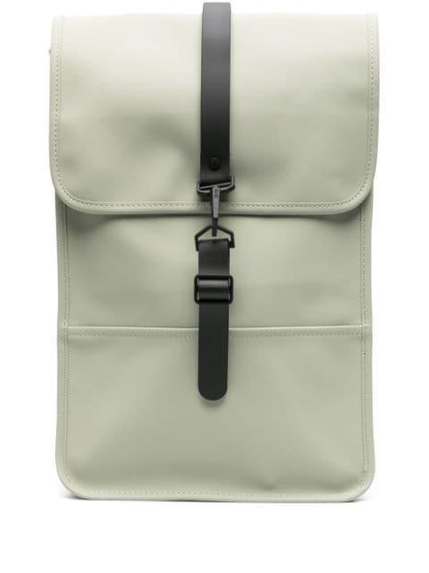 carabiner-strap matte-finish backpack by RAINS
