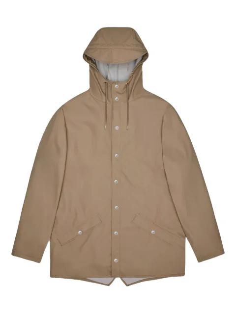 drawstring hoodied coat by RAINS
