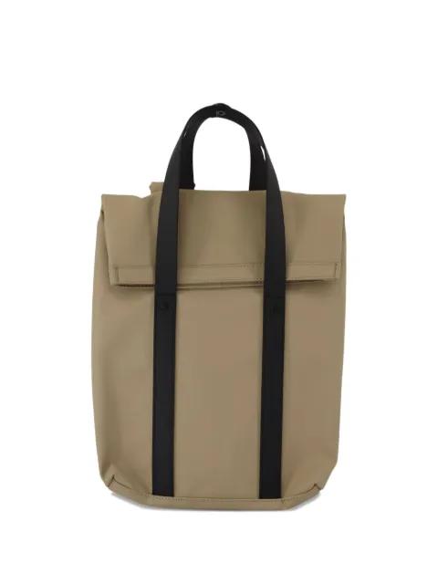 flap-pocket shoulder-strap backpack by RAINS