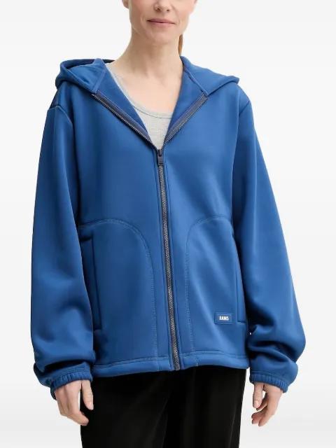 full-zip long-sleeve hoodie by RAINS