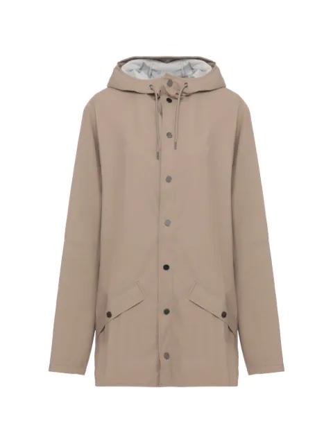 hoodie buttoned coat by RAINS