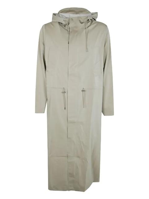 hoodied raincoat by RAINS