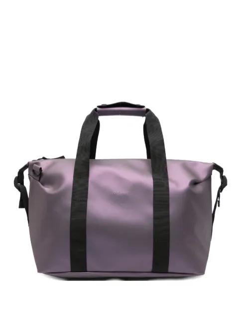logo-embossed web-strap messenger bag by RAINS