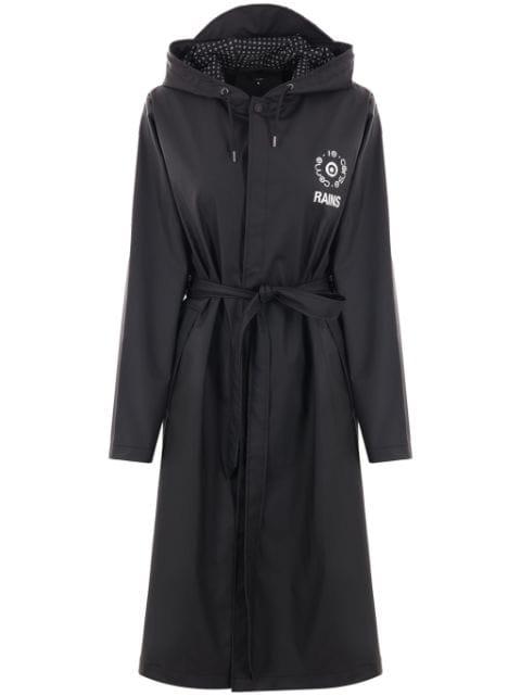 x 10 Corso Como printed belted raincoat by RAINS
