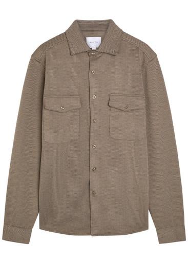 Joseph zigzag-jacquard woven overshirt by RAITH