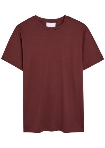 Luxe mercerised cotton T-shirt by RAITH