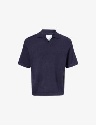 Miguel Boucle Cotton-Blend Polo Shirt by RAITH