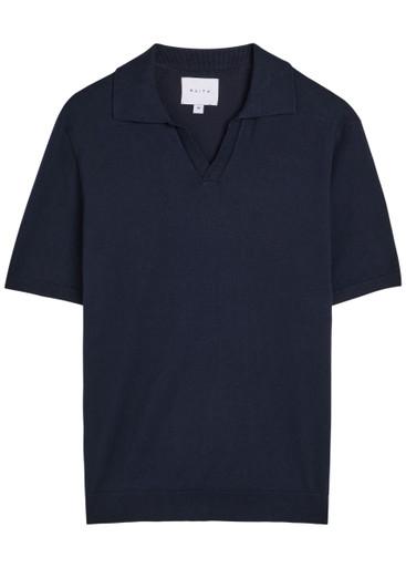 Open-collar cotton polo shirt by RAITH
