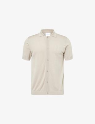 Pedro Button-Up Knitted Polo Shirt by RAITH