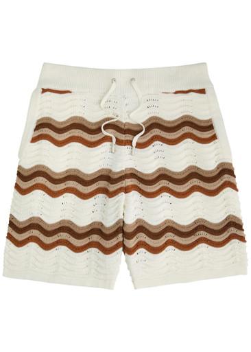 Pimavera Wave Crotchet knit shorts by RAITH Pimavera Wave Crotchet knit shorts by RAITH