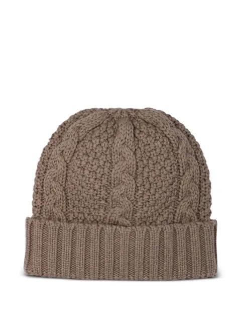 cable-knit beanie by RAKKI