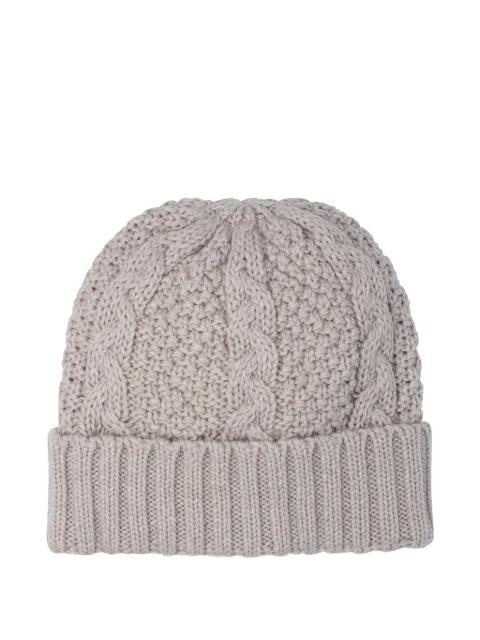 cable-knit beanie by RAKKI