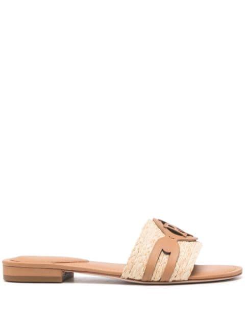 Alegra leather slides by RALPH LAUREN