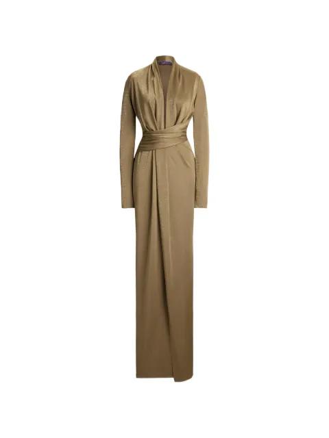 Ashten metallic-jersey maxi dress by RALPH LAUREN