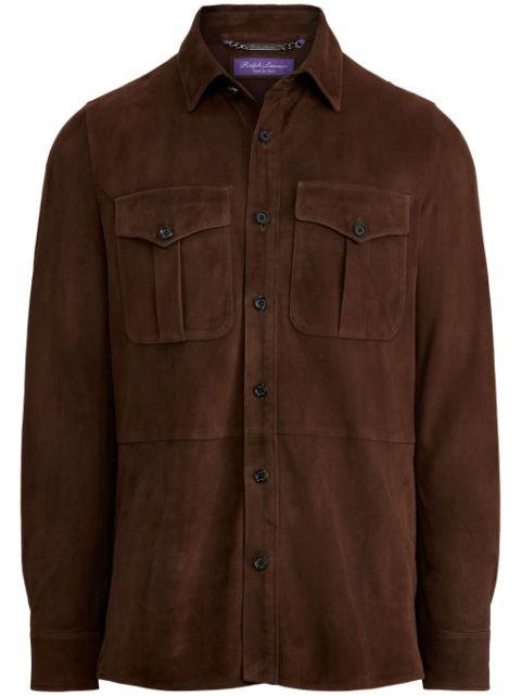 Barron suede shirt jacket by RALPH LAUREN