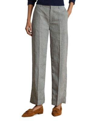 Basket Weave Cropped Pants by RALPH LAUREN