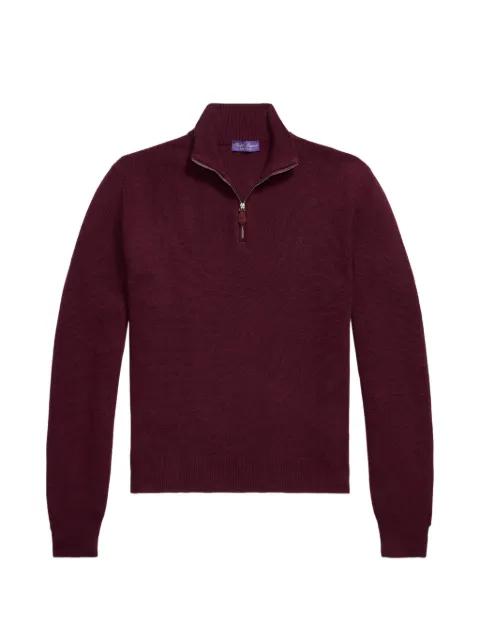 Birdseye quarter-zip sweater by RALPH LAUREN