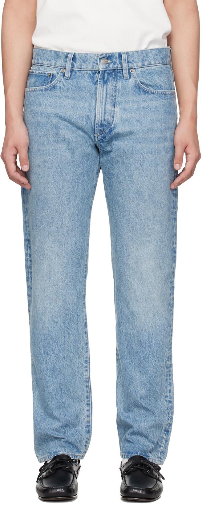 Blue Straight Fit Jeans by RALPH LAUREN