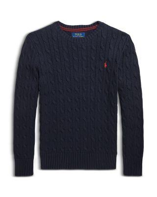 Boys' Cable-Knit Cotton Sweater - Big Kid by RALPH LAUREN